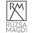Ruzsa Magdi Transparens Fekete logo